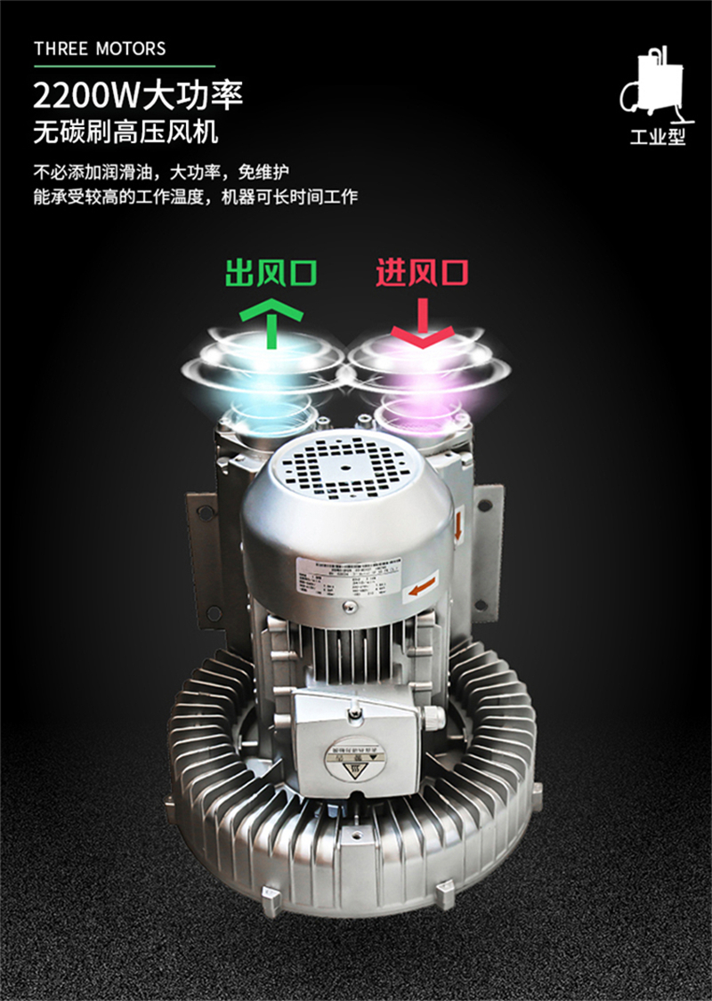 洁威科WB-80工业吸尘器